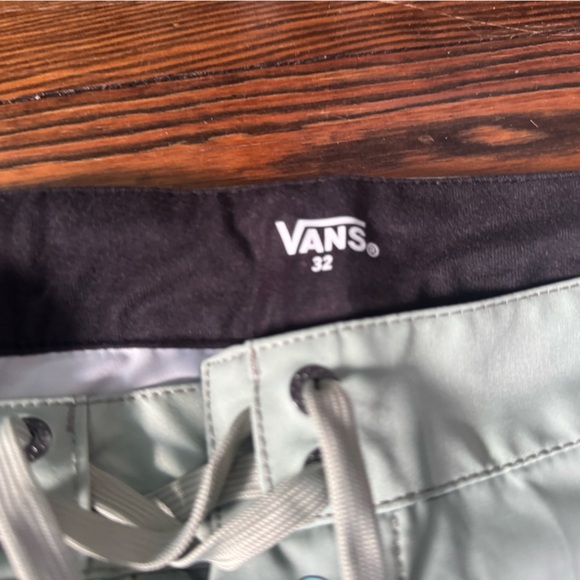 Vans Light Green Floral Graphic Shorts - Picture 3 of 4